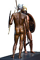 Reconstruction of bronze Riace Warrior A, Vinzenz Brinkmann, Bronze cast